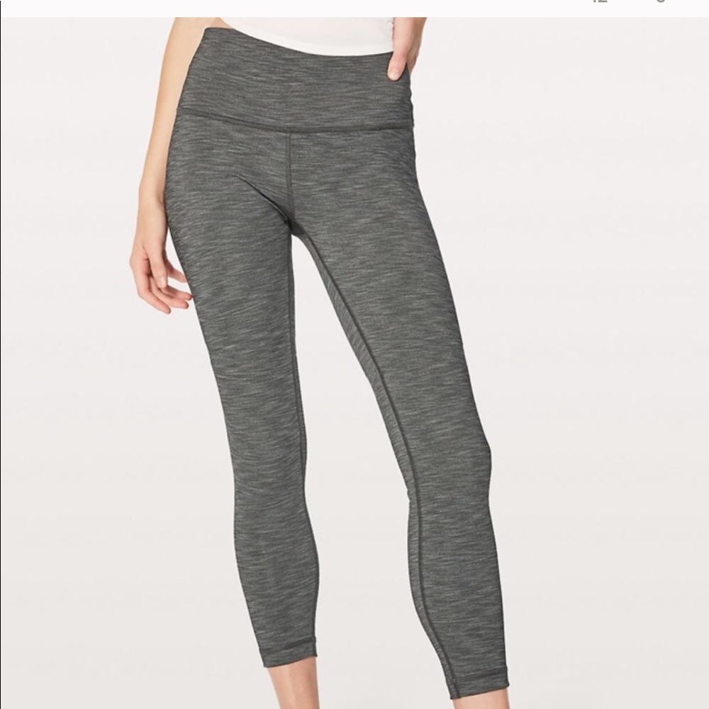 Lululemon leggings - wunder under HR 7/8 tight NWT